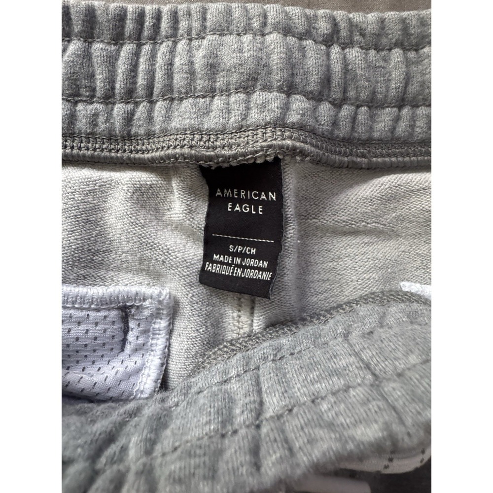 American Eagle Zip Pocket Jogger Sweatpants Gray Sz Small Athleisure - Picture 7 of 10